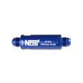 NOS In-Line Hi-Flow Nitrous Filter, 6AN - Blue - 15557NOS