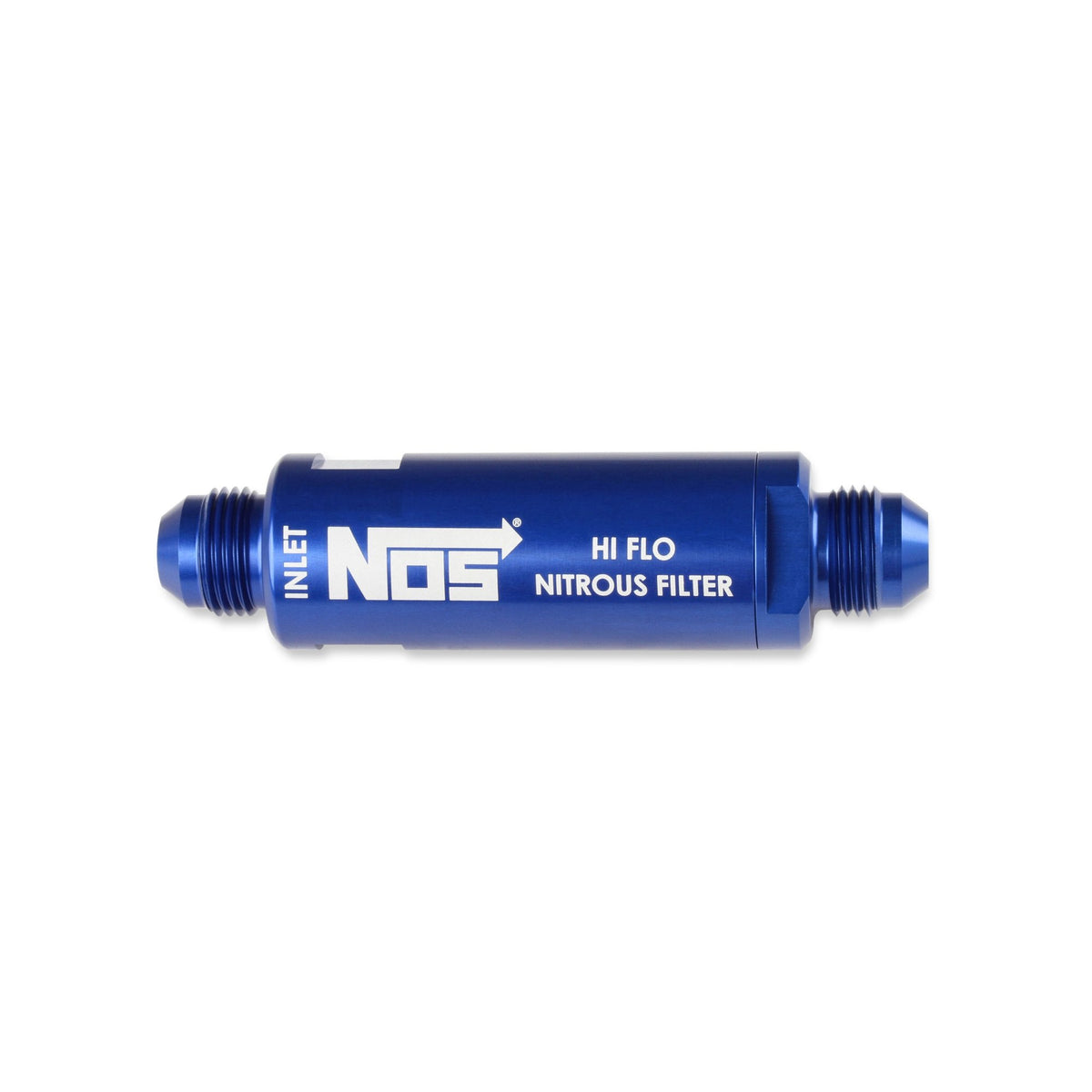 NOS In-Line Hi-Flow Nitrous Filter, 6AN - Blue - 15557NOS