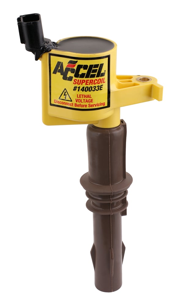Ignition Coil-SuperCoil- 2008-2014 Ford 4.6L/5.4L/6.8L 3-valve, Yellow, Individu 140033E