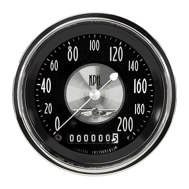 Classic Instruments All American Tradition 3-3/8" Speedometer Gauge - AT59SHC
