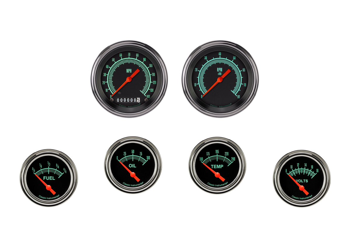 Classic Instruments G/Stock Six Gauge Set - GS201SLF