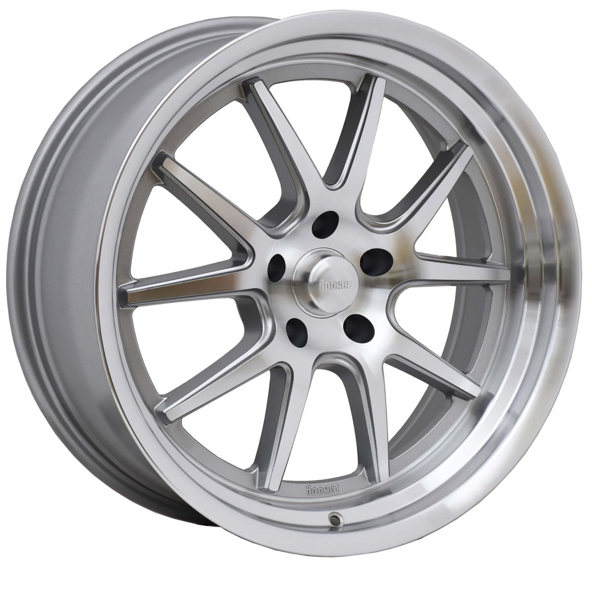 Rocket Racing Wheels TTR19 Attack - Titanium/Machined - TTR19-2857345