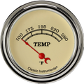 Classic Instruments Vitange 2-5/8" Short Sweep Water Temperature Gauge - VT226SLF-04