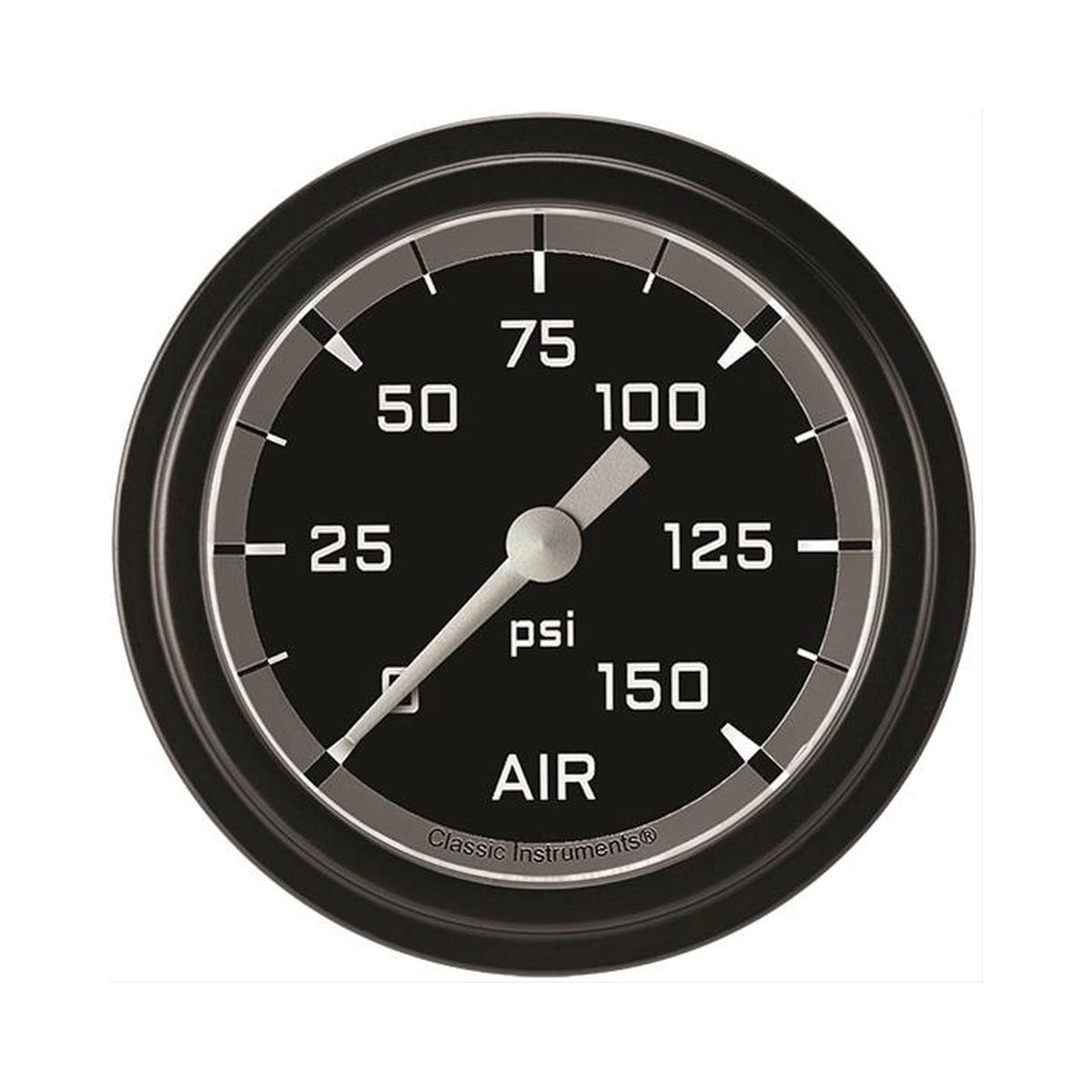 Classic Instruments Autocross Gray 2-5/8" Air Pressure Gauge - AX318GBLF