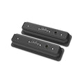 Holley Vintage Finned Valve Cover - "Holley" Script - SBC
- Center Bolt - Satin Black Machined - 241-247