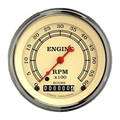 Classic Instruments Vintage 3-3/8" Tachometer Gauge - VT60HSLF