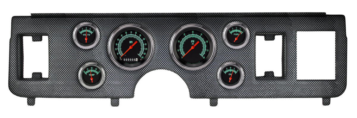 Classic Instruments 1979-86 Mustang AutoCross Gray 6 Gauge Set Ford - CDMU79GS01CF
