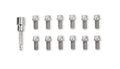 Mr. Gasket Headlock Locking Header Bolts - 3/8-16 x 3/4 Inch - Set of 12 - 2230G