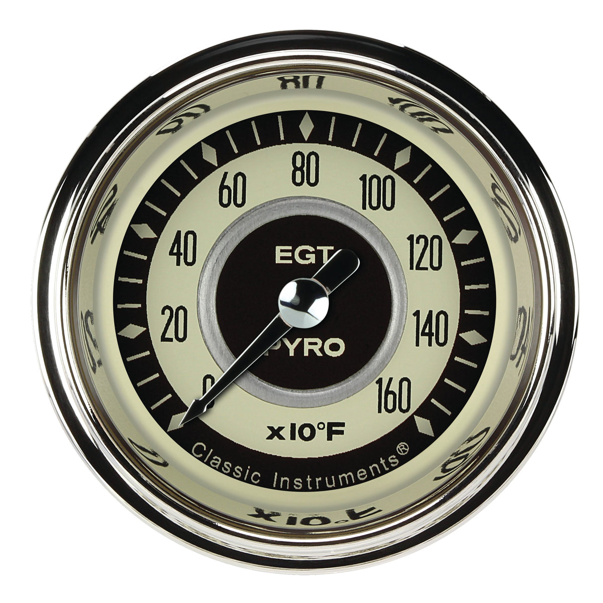 Classic Instruments Nostalgia VT 2-1/8" Exhaust Gas Tempature Gauge - NT198SHC