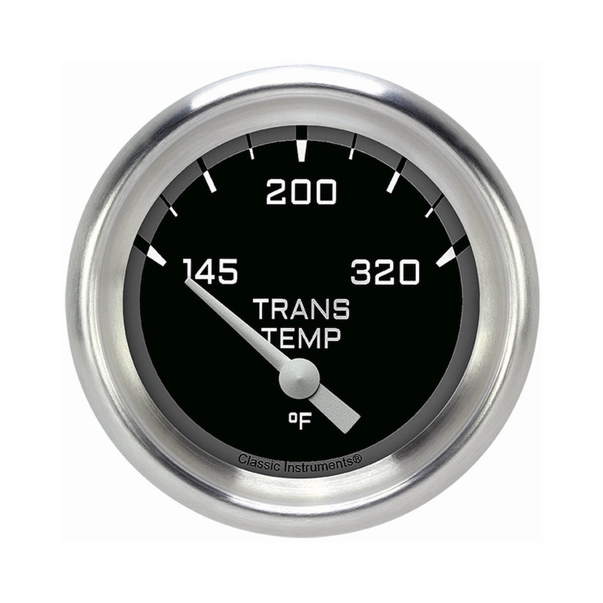 Classic Instruments Autocross Gray 2-5/8" Transmission Temperature Gauge - AX227GAPF