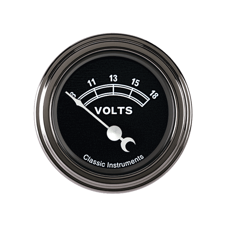 Classic Instruments Traditional 2-1/8" Volt Gauge - TR30SLF