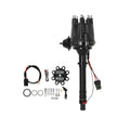 MSD Black Chevy V8 w/Internal Module Distributor - 83603