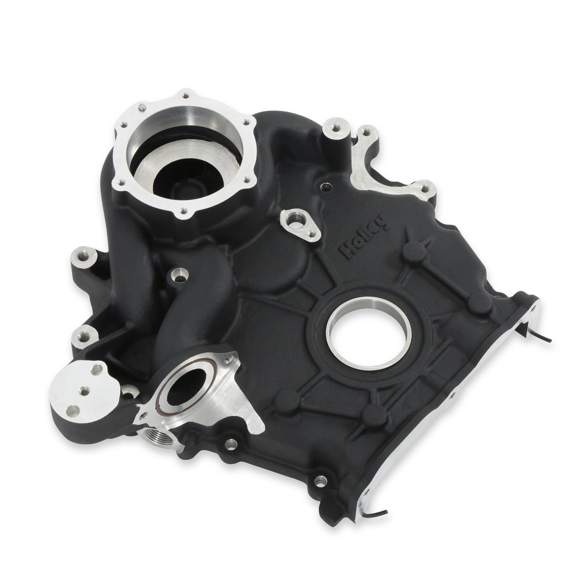 Holley Timing Cover - Ford 7.3L Godzilla - Black - 97-418