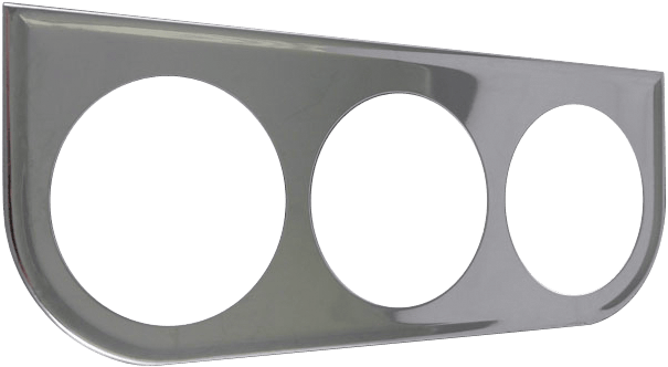 Classic Instruments Chrome Under Dash Panel / 3-Hole - MT56