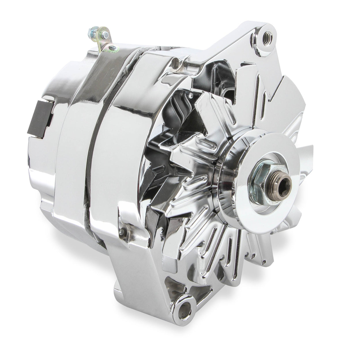 Mr. Gasket Chrome Alternator Late GM-Delco 80 Amp - 5122