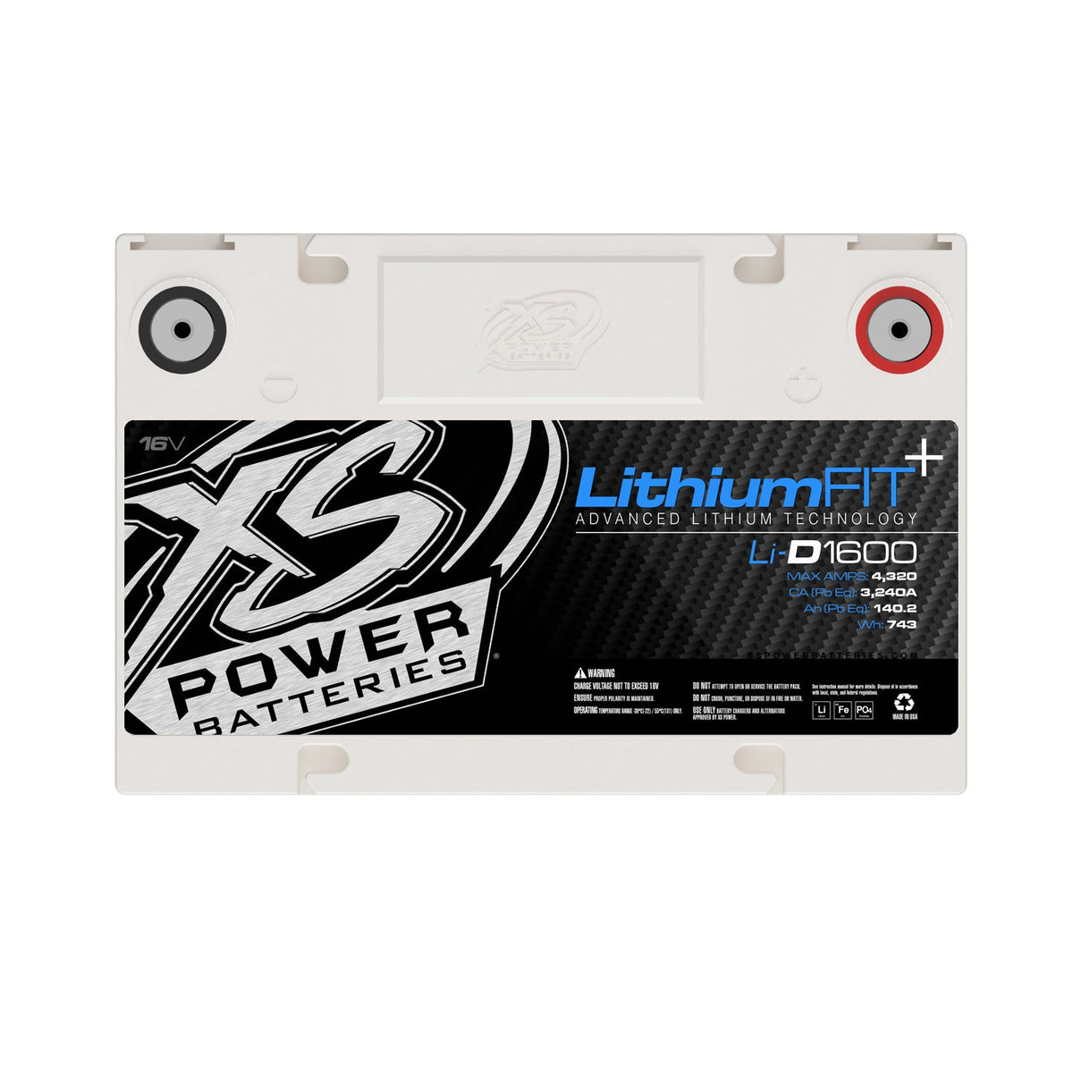 XS Power Lithium 16V Battery - Li-D1600CK