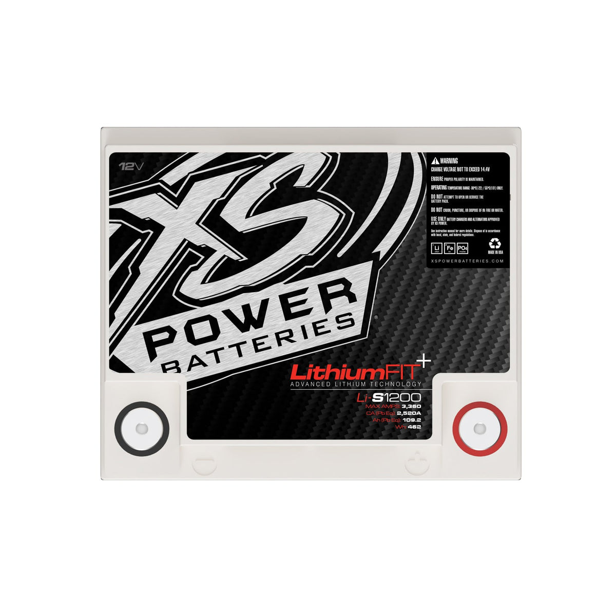 XS Power Lithium 12V Battery - Li-S1200