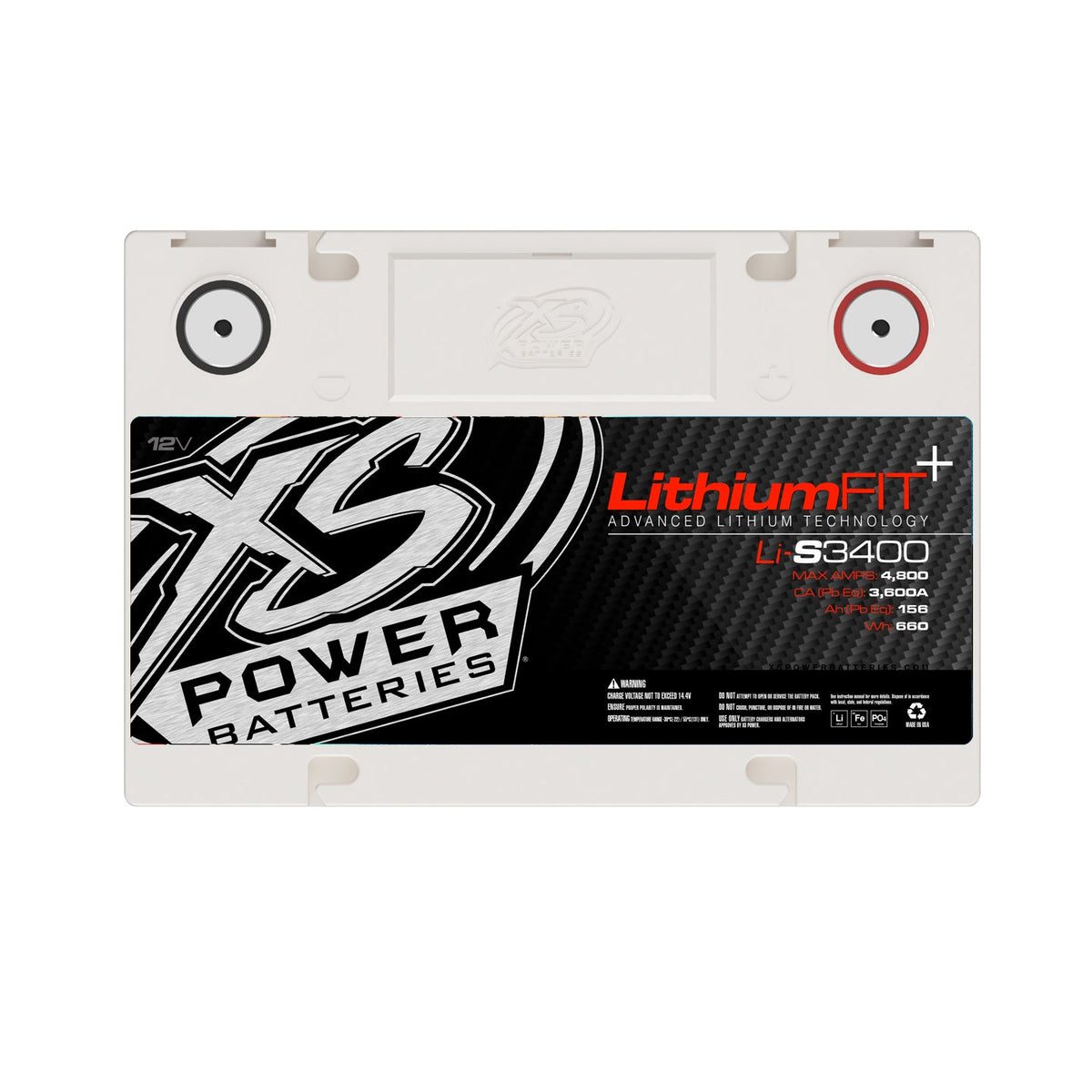 XS Power Lithium 12V Battery - Li-S3400