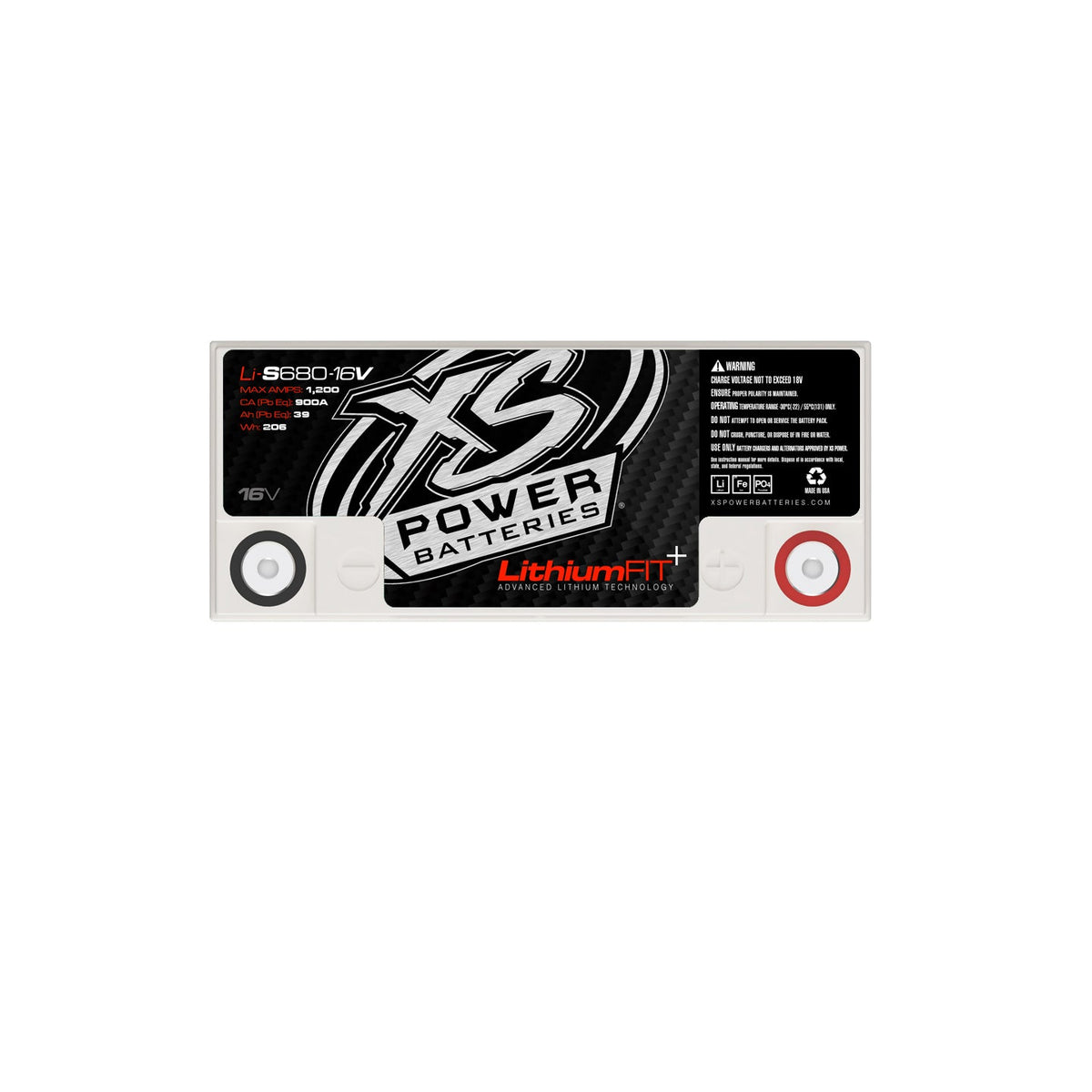 XS Power Lithium 16V Battery - Li-S680-16CK