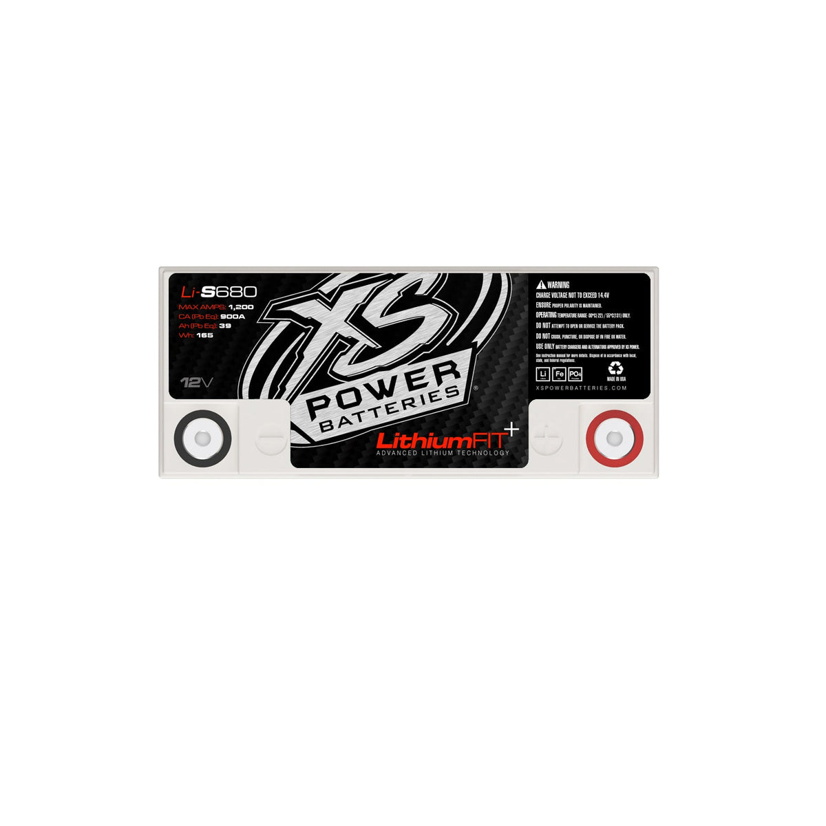 XS Power Lithium 12V Battery - Li-S680