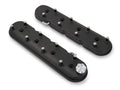 Holley LS Valve Covers - Satin Black Textured Finish - 241-91