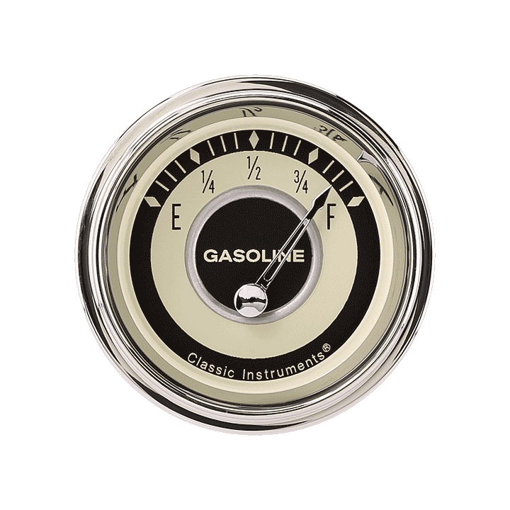 Classic Instruments Nostalgia VT 2-1/8" Fuel Level Gauge - NT11SHC