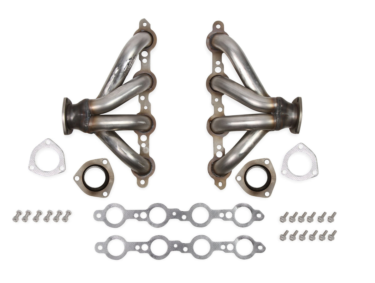 Hooker Block Hugger Header - Stainless Steel - 2314HKR