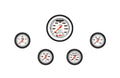 Classic Instruments Velocity White Five Gauge Set - VS135WBLF