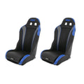 Simpson Vortex II Off-Road Suspension Seats Black/Black PAIR - S104-307-2