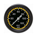 Classic Instruments Autocross Yellow 2-5/8" External Air Tempature Gauge - AX399YBPF