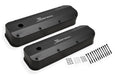 Holley Sniper Valve Cover - Fabricated Aluminum - Ford Big Block - Black Finish - 890007B