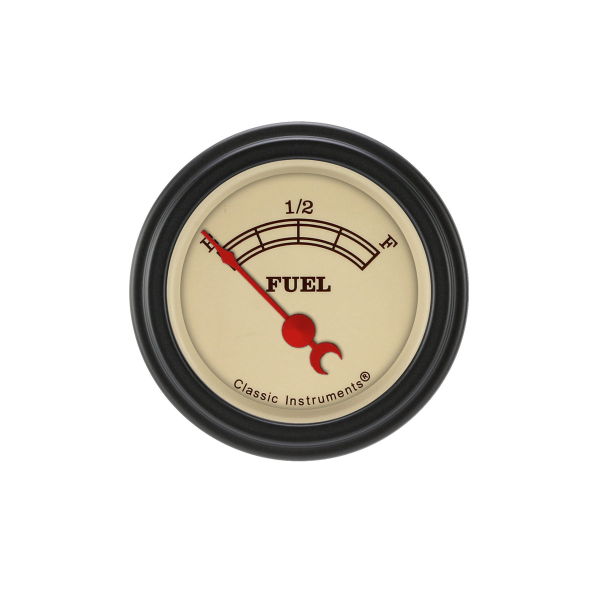 Classic Instruments Vintage 2-1/8" Fuel Level Gauge (240-33 Ohm) - VT09BLF