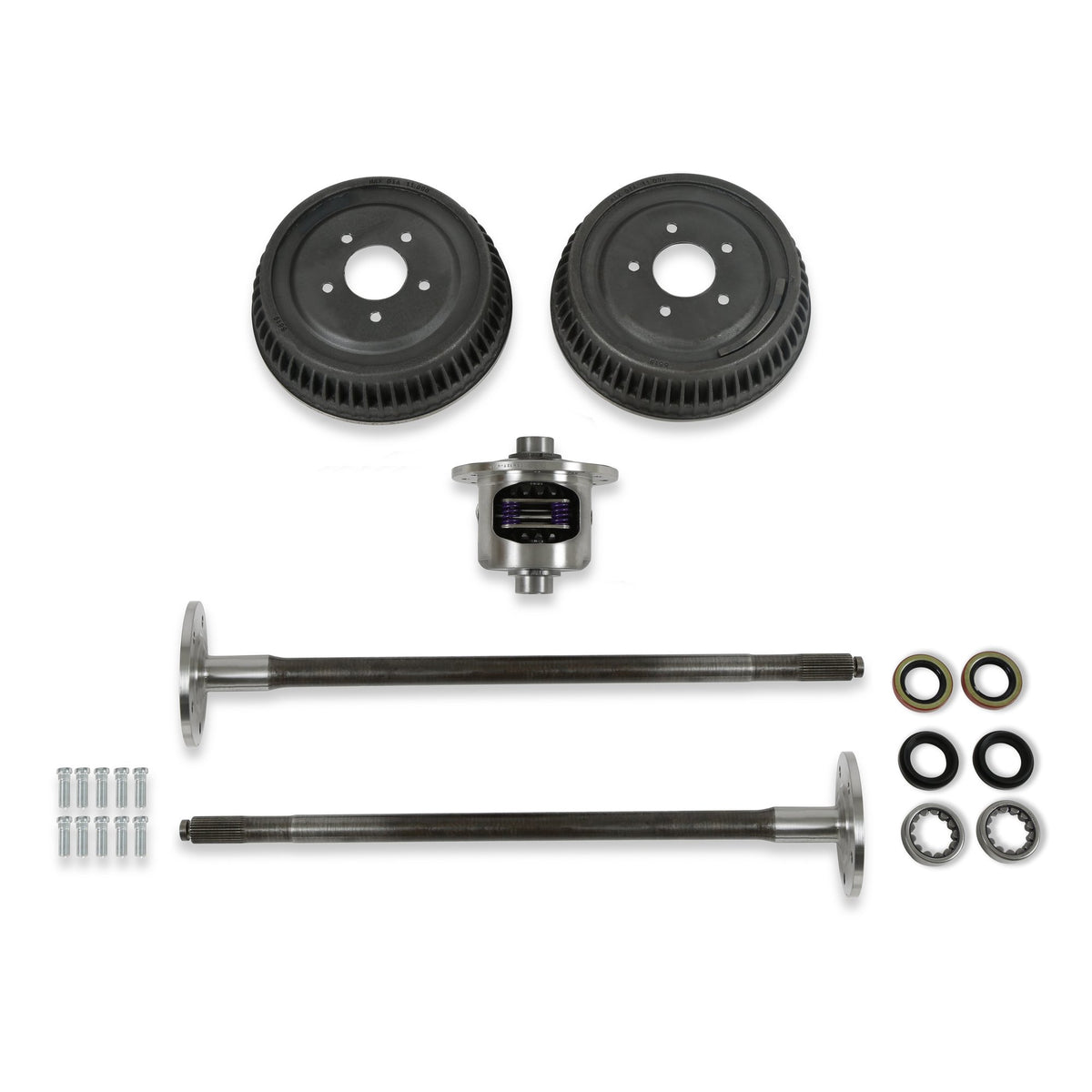 Hurst Engineering 5-Lug Conversion Kit w/Limited Slip Differential,GM 12-Bolt,GR 3.42 & Down - 02-122