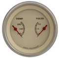 Classic Instruments Vintage 3" Dual - Temp & Volt - VT74GLC