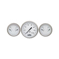 Classic Instruments White Hot 5" Speedometer with Two 3" Gauges GM - WH64SLC