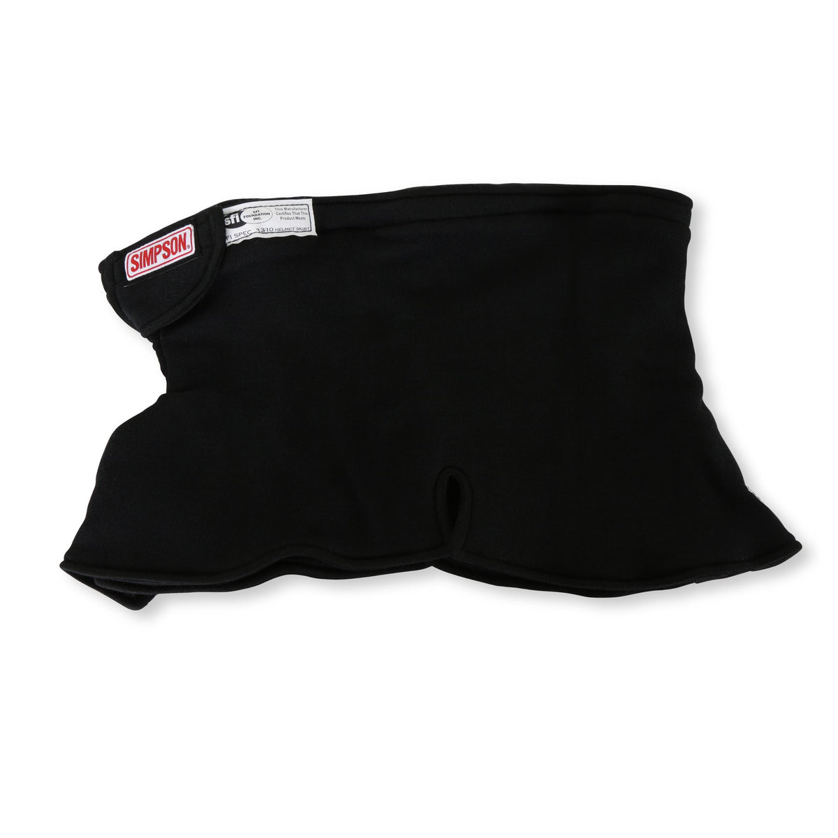 Simpson Carbon X Contoured SFI 3.3/10 Helmet Skirt - Black - 23016C