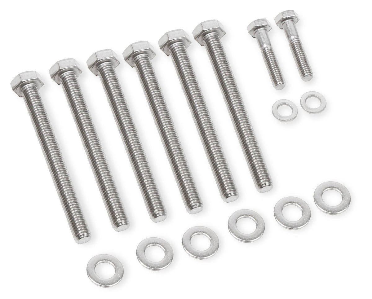 Mr. Gasket Water Pump Bolt Set - Stainless Steel - 60930G