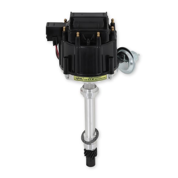 ACCEL Ready to Run Distributor - GM HEI - Includes Coil - Black Cap 59107CK