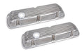 Mr. Gasket Cast Aluminum Valve Covers Pair - Polished - 6861G