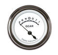 Classic Instruments Classic White 2-1/8" Gear Select W/OD - CW06SLC