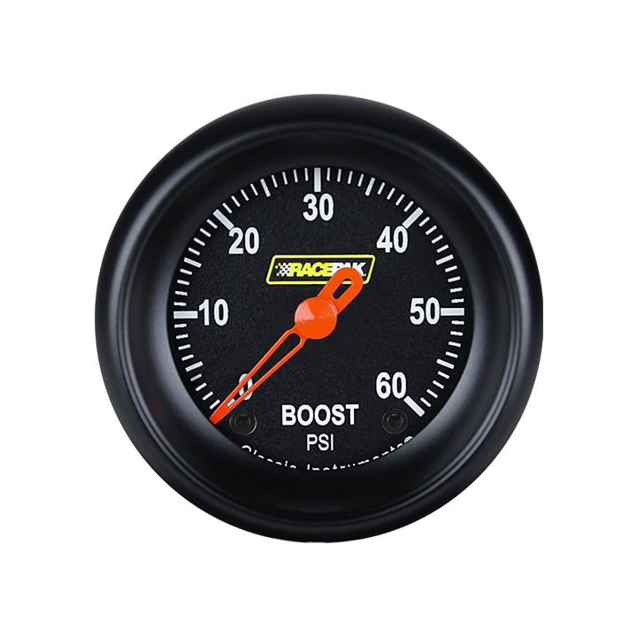 Classic Instruments Racepak 2-1/8" Boost Black (60 PSI) - 250-CI-143BB