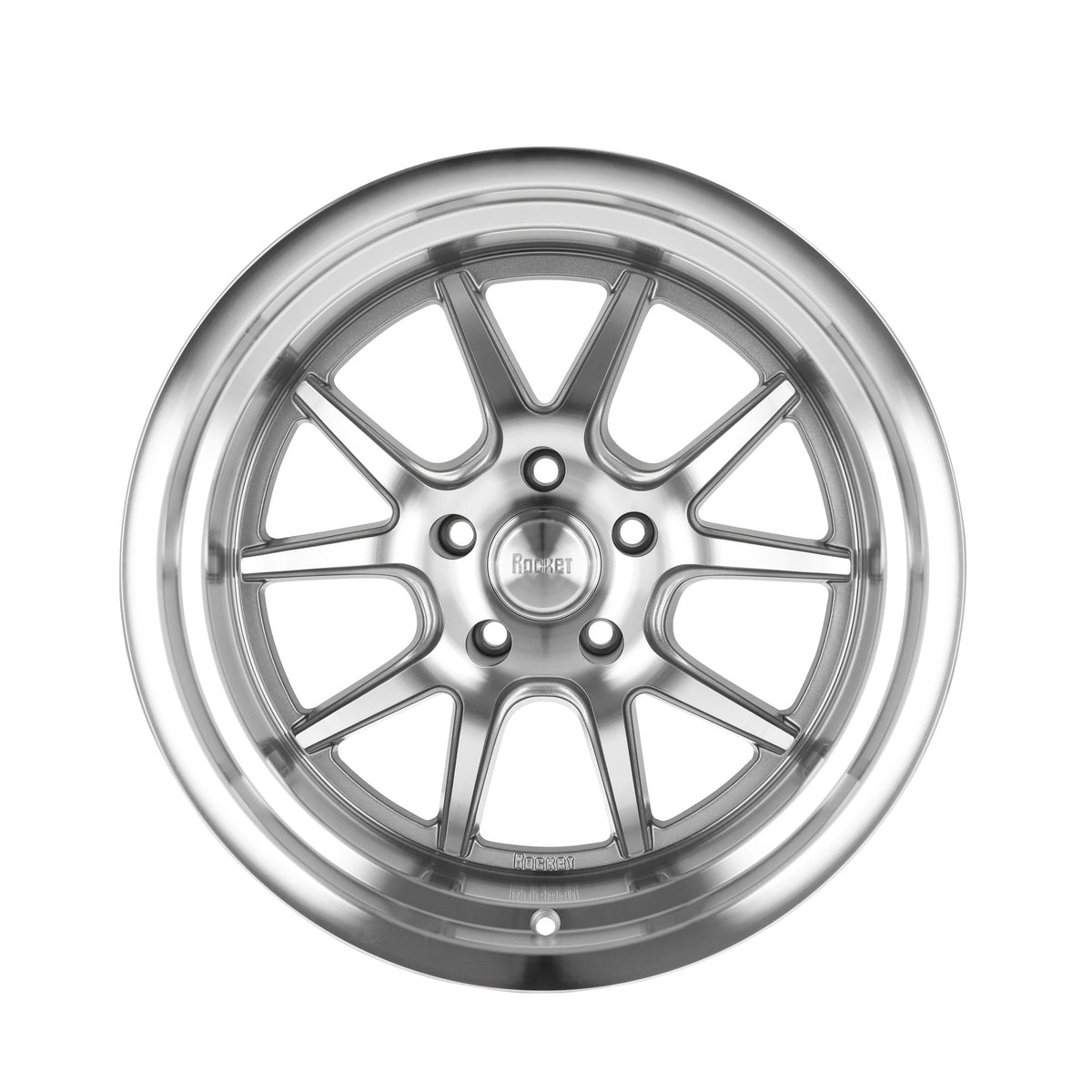 Rocket Racing Wheels TTR19 Attack - Titanium/Machined - TTR19-8116160