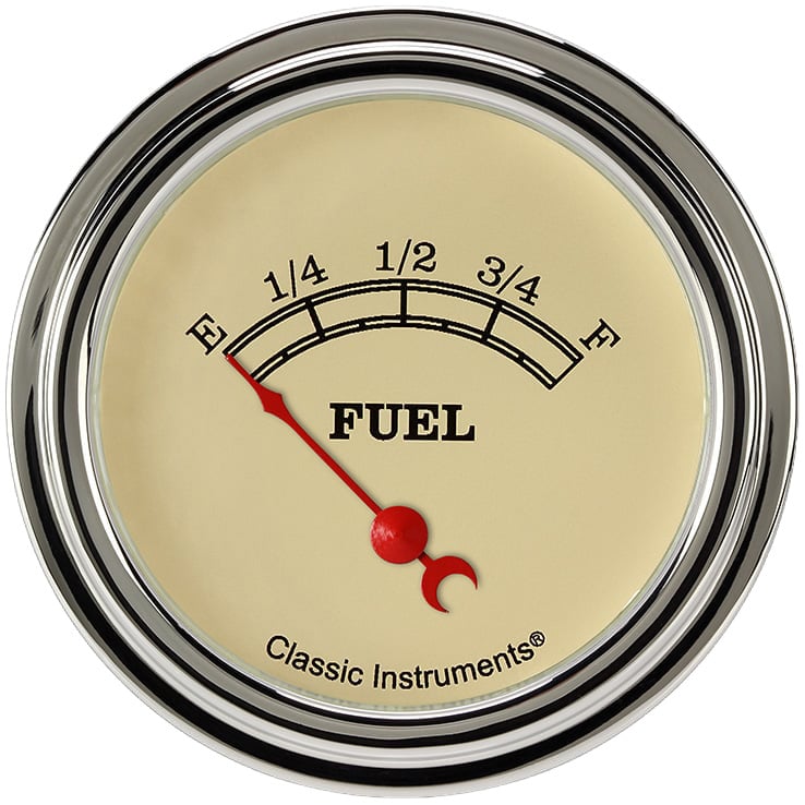 Classic Instruments Vintage 2-5/8" Fuel Level Gauge - VT212SLF