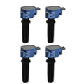MSD Ignition Coil - Ford EcoBoost - 2.0L/2.3L L4 - Blue - 4-Pack - 825945