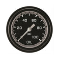Classic Instruments Autocross Gray 2-5/8" Oil Pressure Gauge - AX381GBLF