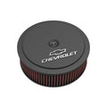 Holley GM Muscle Series Air Cleaner - Satin Black Machined - 120-221
