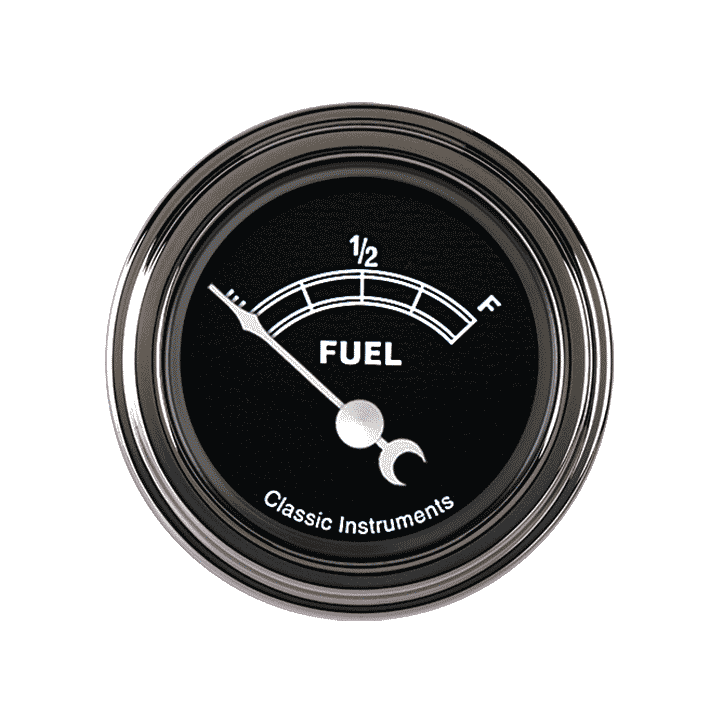 Classic Instruments Traditional 2-1/8" Fuel Level Gauge - TR12SLF