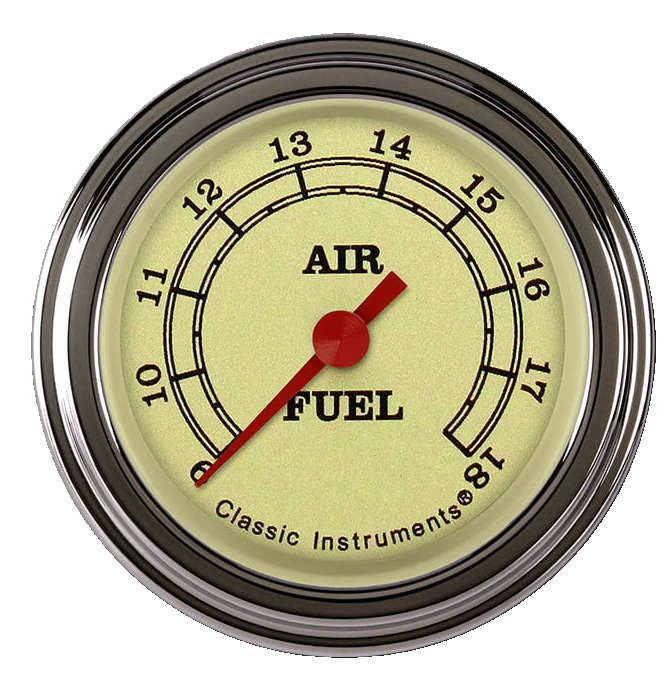 Classic Instruments Vintage 2-1/8" Air Fuel Ratio Gauge - VT194SLF