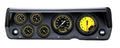 Classic Instruments 1970-76 Duster AutoCross Yellow Full Sweep Six Gauge Set - CDDU70AXY101CF