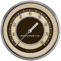 Classic Instruments Nostalgia VT 5" Tachometer Gauge (8000 RPM) - NT71SLF